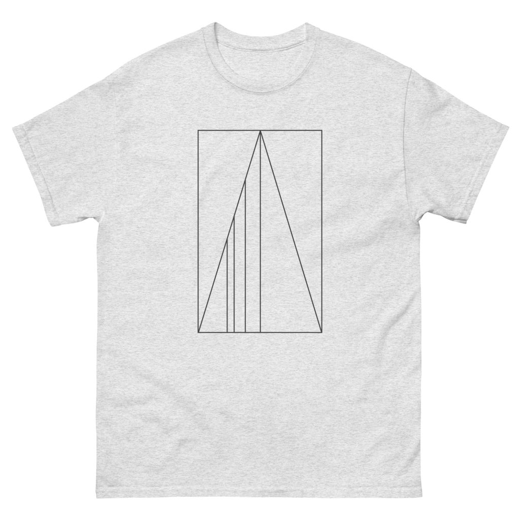 Golden Ratio Minimal Mountains Men's classic tee