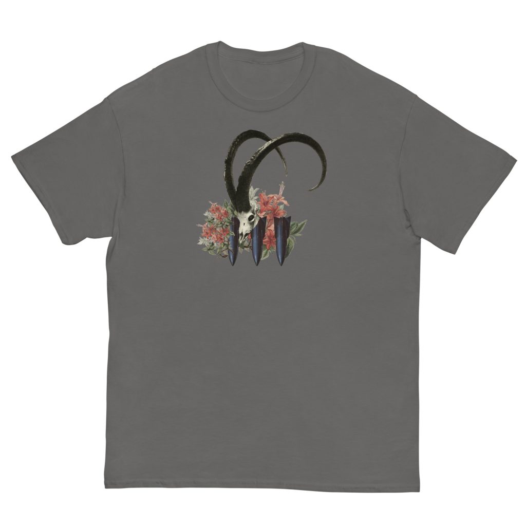 Floral Horned Men's classic tee - Image 3