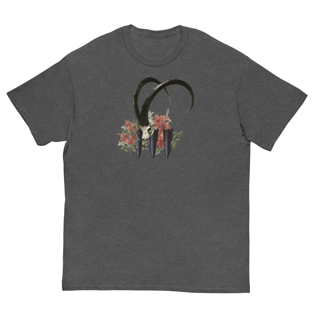 Floral Horned Men's classic tee - Image 2