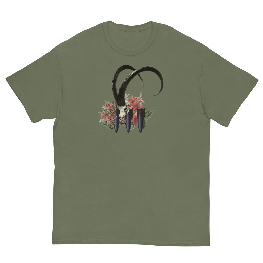 Floral Horned Men's classic tee - Image 4