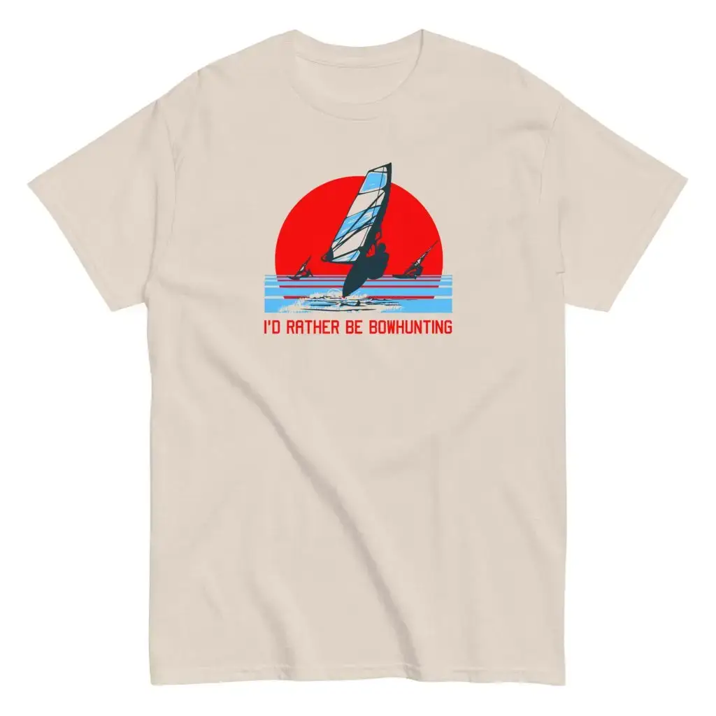 I'd Rather Be Bowhunting Men's classic tee - Image 5