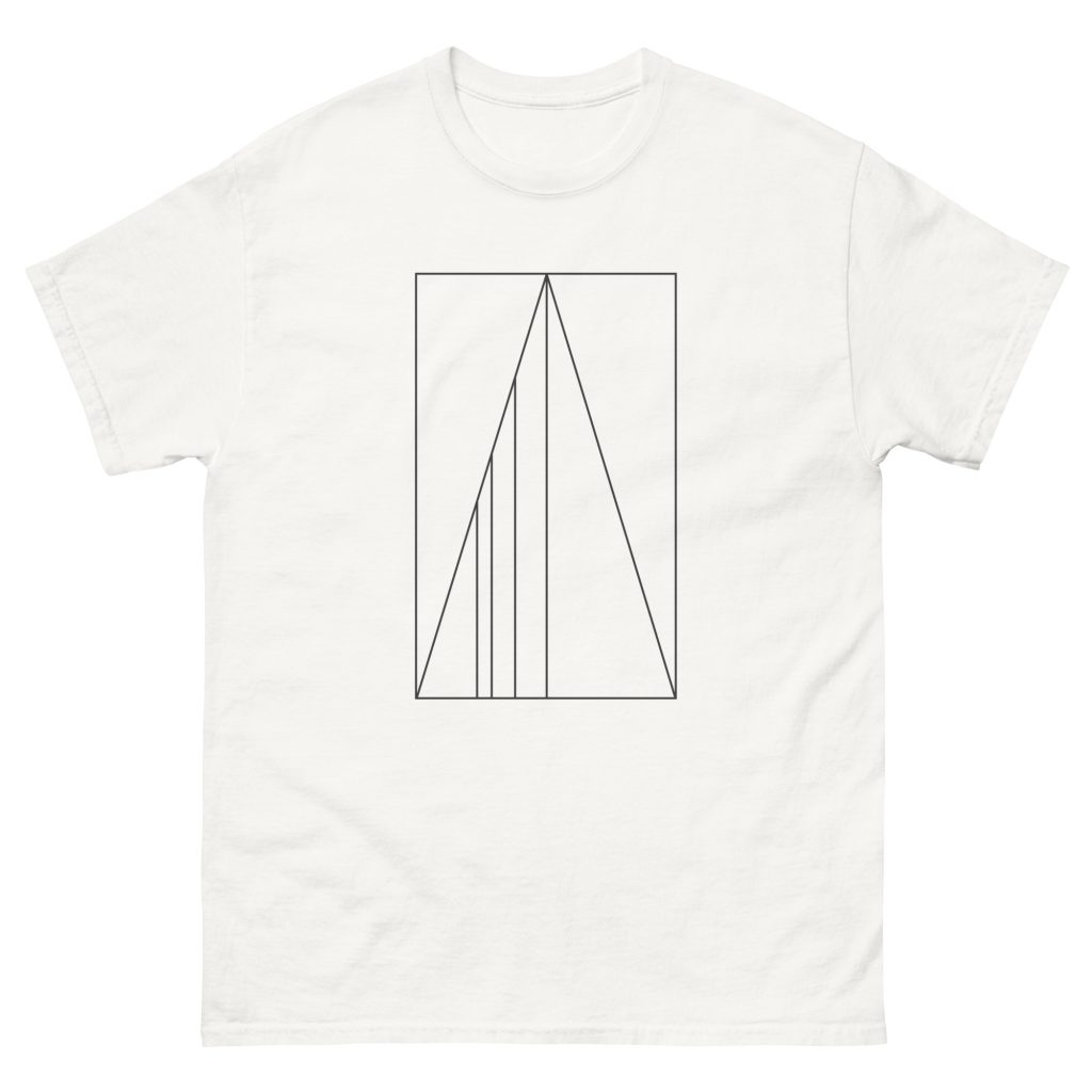 Golden Ratio Minimal Mountains Men's classic tee - Image 11