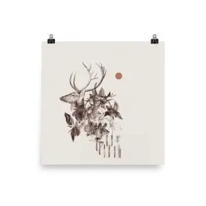 Deer Knives Poster