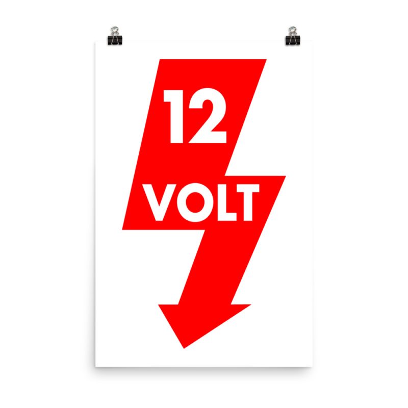 12 Volt Poster - Image 9