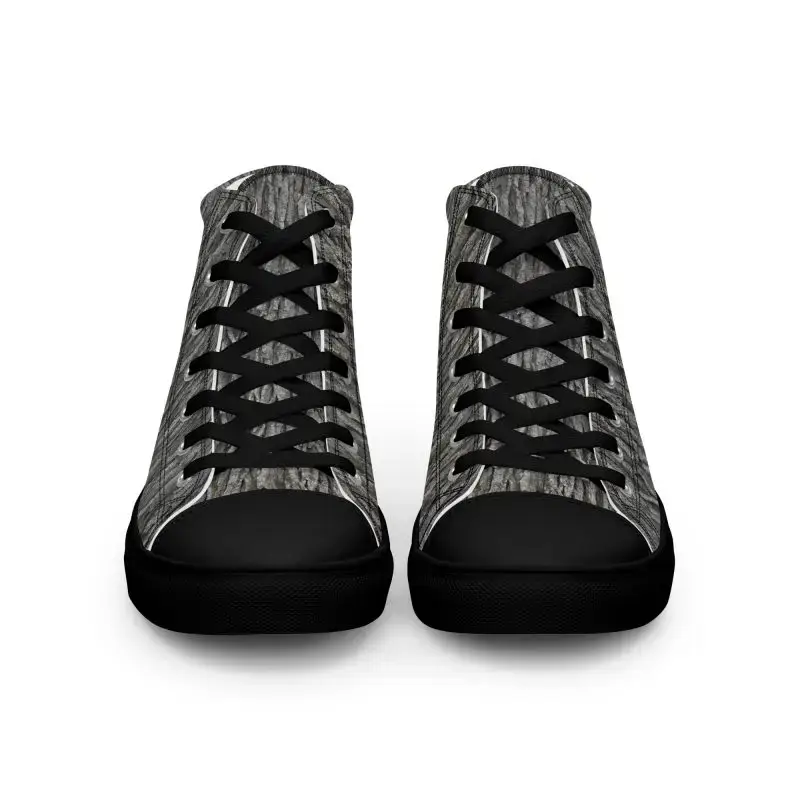 White Oak Men’s high top canvas shoes - Image 3