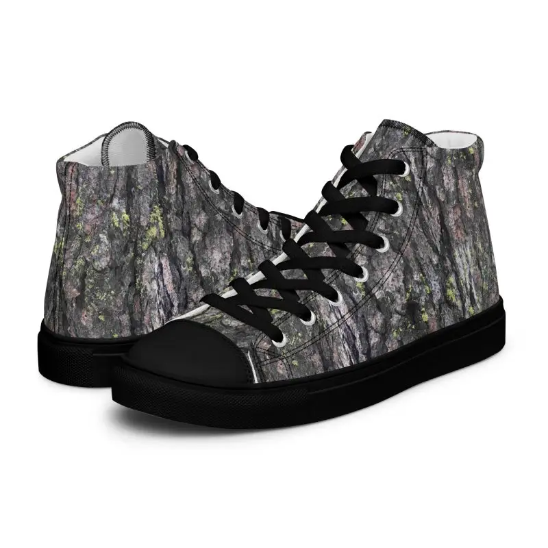 Douglas Fir high top canvas shoes