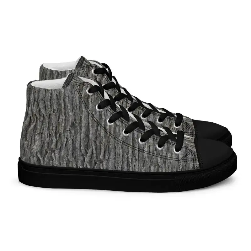 White Oak Men’s high top canvas shoes - Image 4