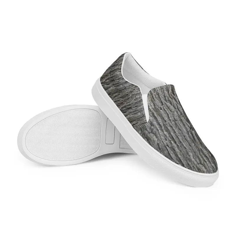 White Oak Men’s slip-on canvas shoes - Image 2