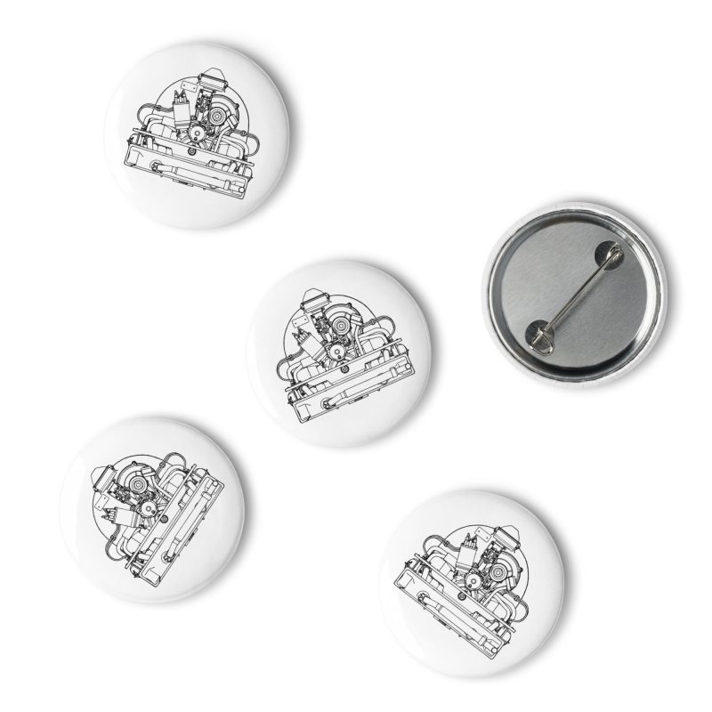 36hp Set of pin buttons - Image 2