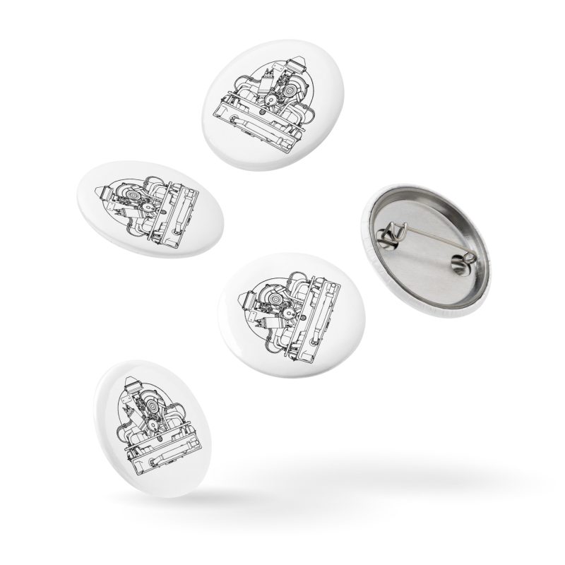 36hp Set of pin buttons - Image 3