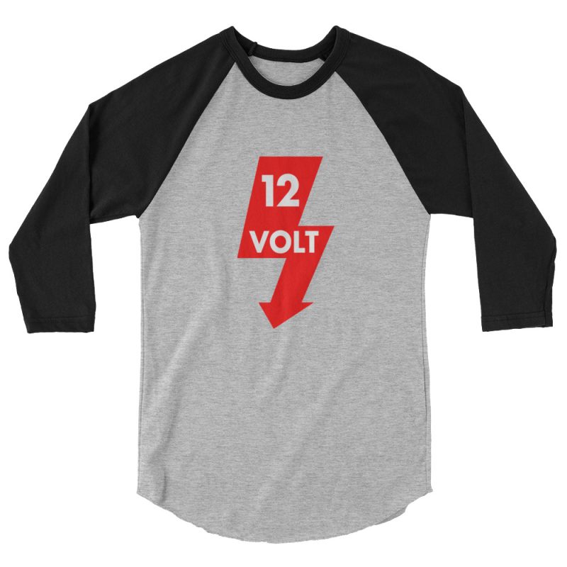 12 Volt 3/4 sleeve raglan shirt - Image 8