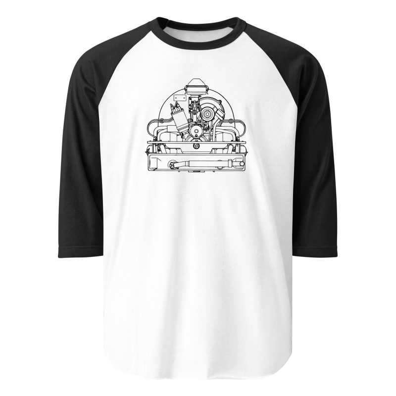 36hp 3/4 sleeve raglan shirt