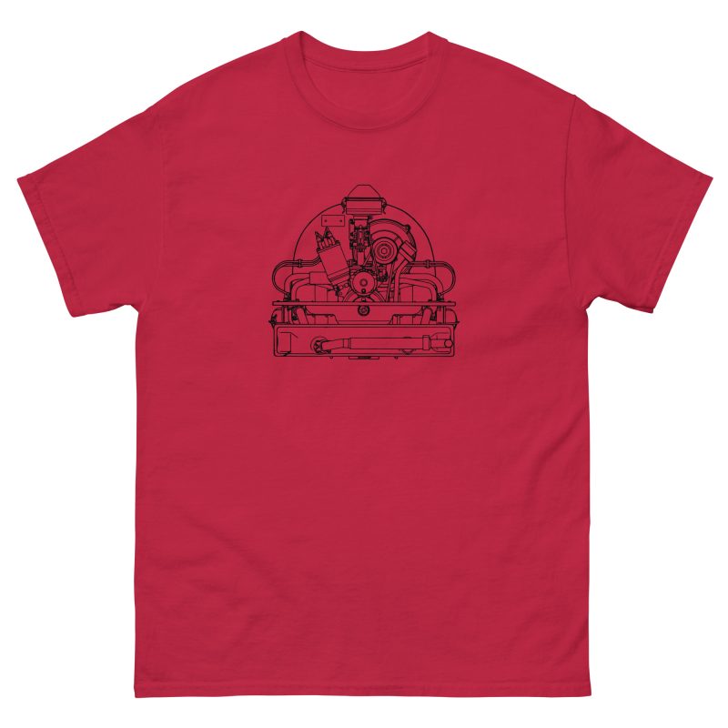 36hp Black Print Unisex classic tee - Image 3