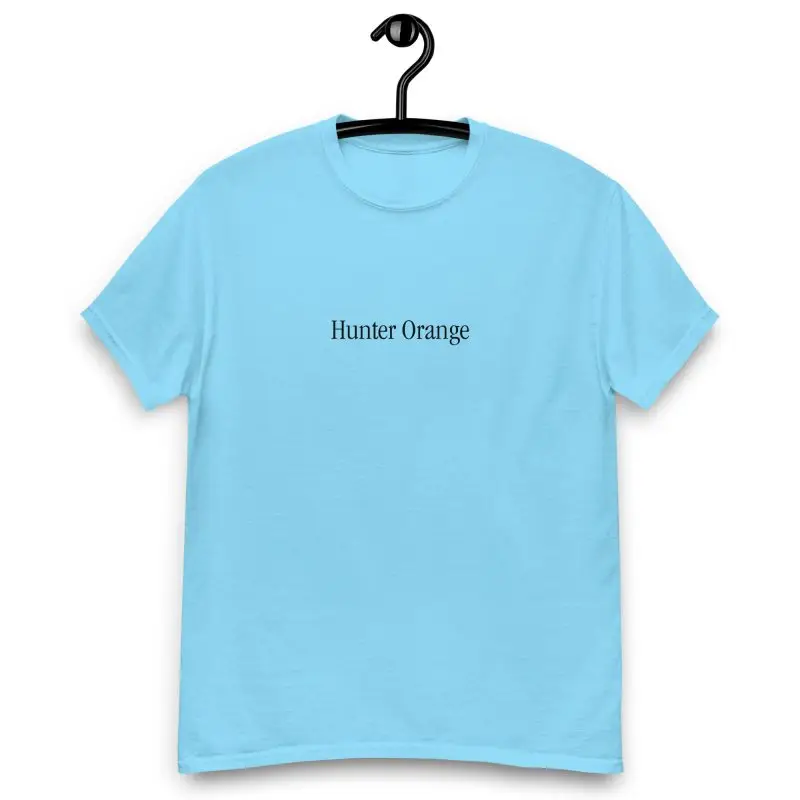 Hunter Orange Unisex classic tee - Image 10