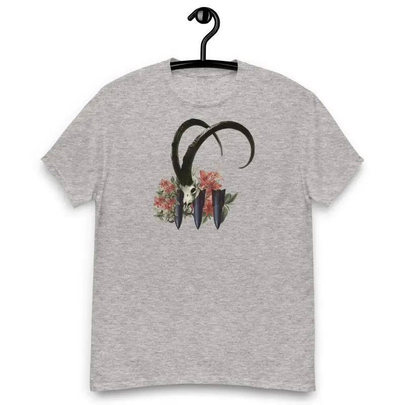 Floral Horned Unisex classic tee - Image 2