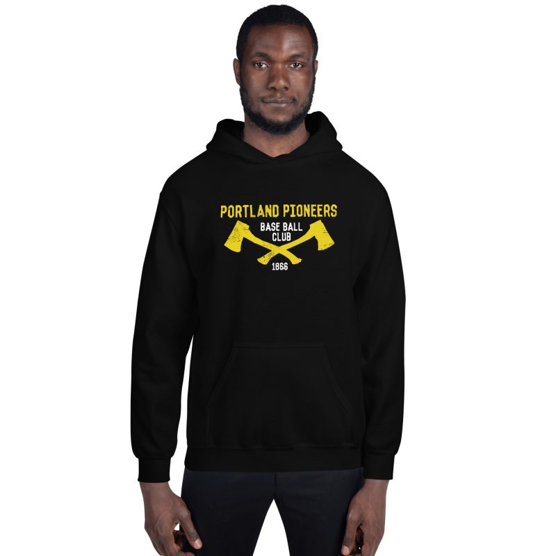 Portland Pioneers Base Ball Club 1866 Unisex Hoodie - Image 3