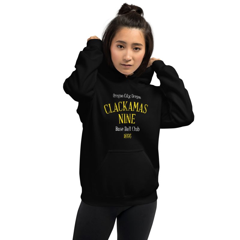 Clackamas Nine Oregon Baseball Club 1866 Unisex Hoodie - Image 2