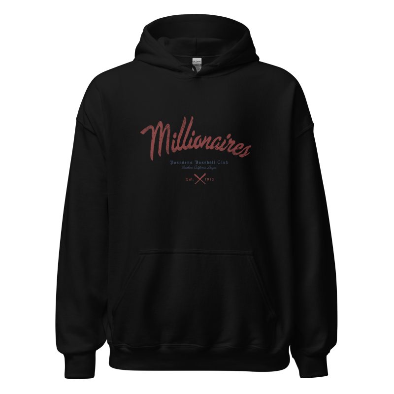 Pasadena Millionaires Baseball Club 1913 Unisex Hoodie - Image 8