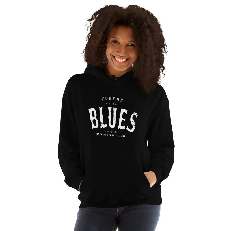 Eugene Blues Baseball Club 1904 Unisex Hoodie - Image 4