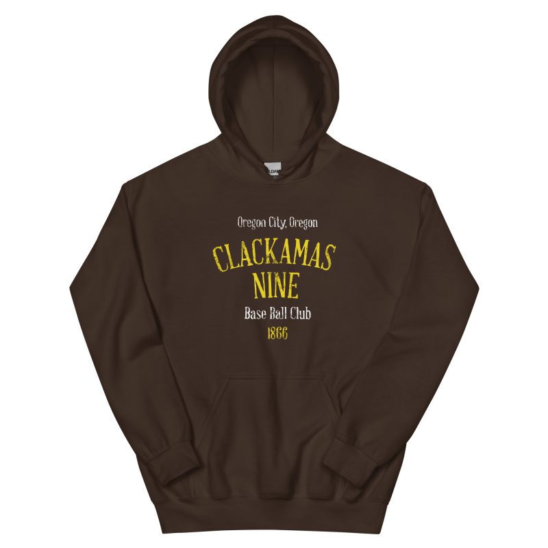 Clackamas Nine Oregon Baseball Club 1866 Unisex Hoodie - Image 8