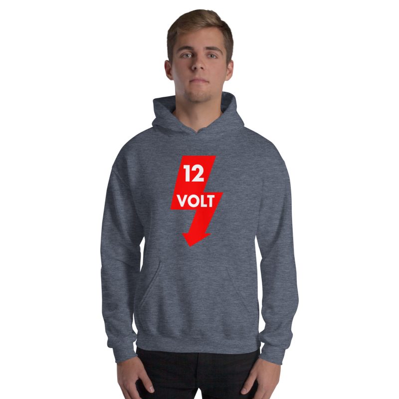 12 Volt Unisex Hoodie - Image 8