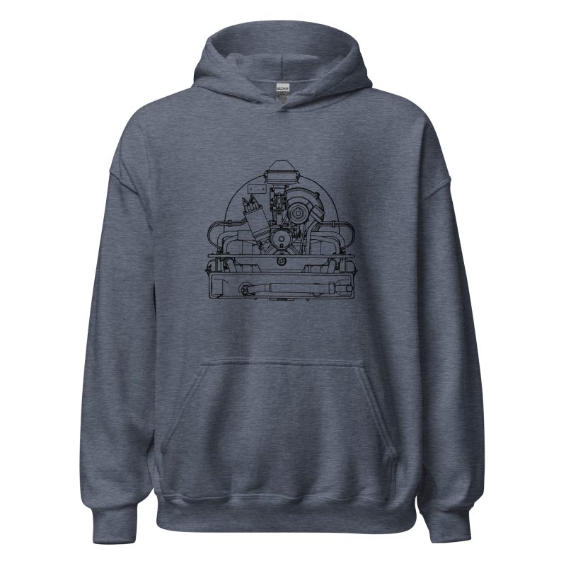 36hp Black Print Unisex Hoodie - Image 10