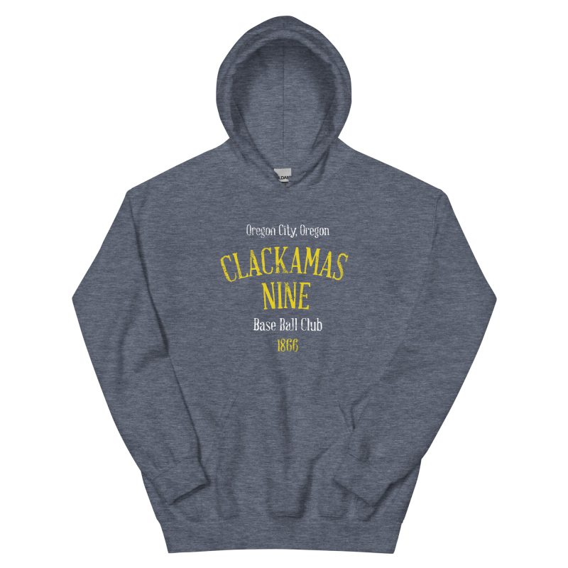 Clackamas Nine Oregon Baseball Club 1866 Unisex Hoodie - Image 13