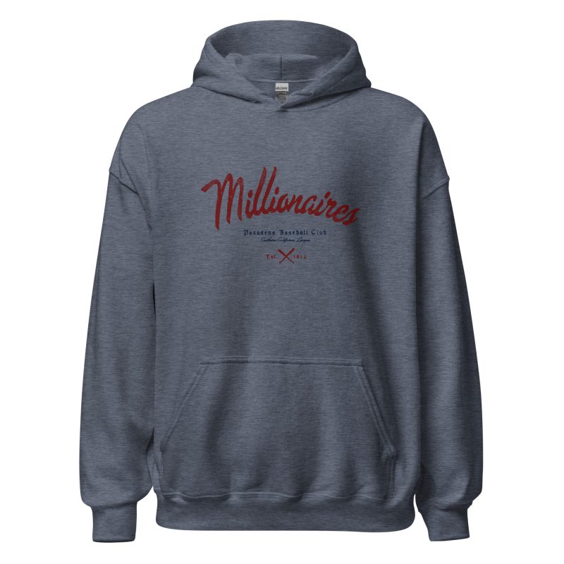 Pasadena Millionaires Baseball Club 1913 Unisex Hoodie - Image 16