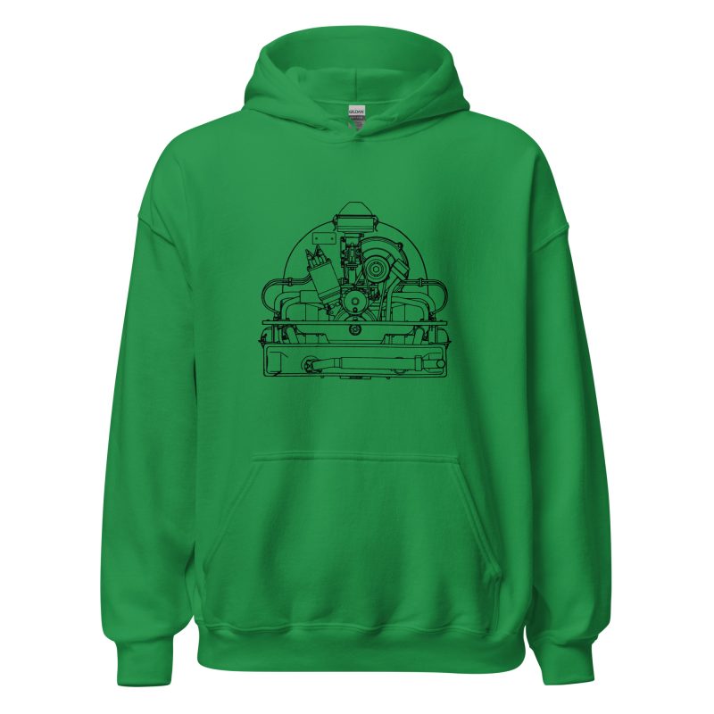 36hp Black Print Unisex Hoodie - Image 11