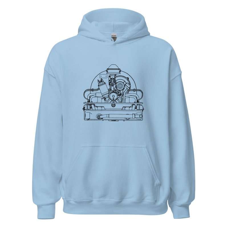36hp Black Print Unisex Hoodie - Image 14