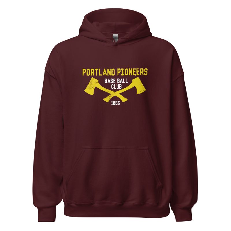 Portland Pioneers Base Ball Club 1866 Unisex Hoodie - Image 9