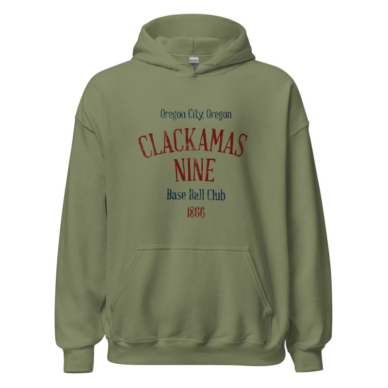 Clackamas Nine Baseball Club 1866 Unisex Hoodie - Image 17