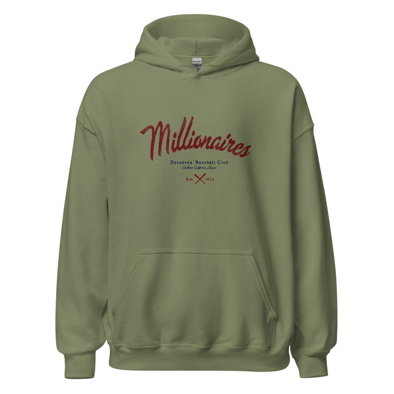 Pasadena Millionaires Baseball Club 1913 Unisex Hoodie - Image 17