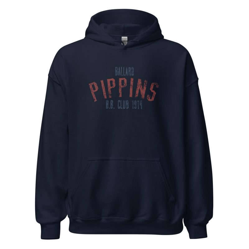 Ballard Pippins Baseball Club 1914 Unisex Hoodie - Image 9