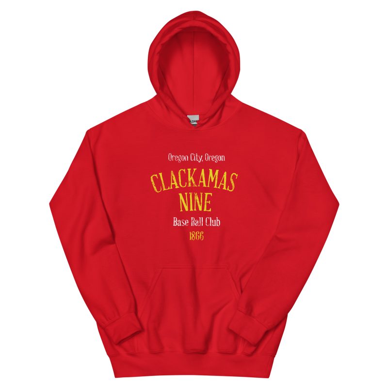 Clackamas Nine Oregon Baseball Club 1866 Unisex Hoodie - Image 9