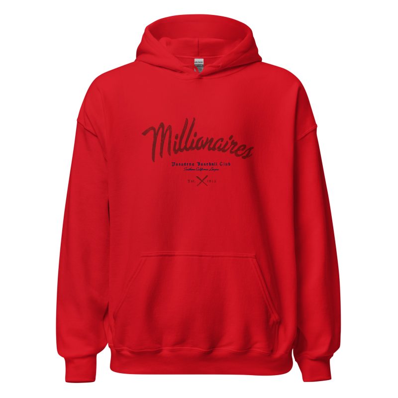 Pasadena Millionaires Baseball Club 1913 Unisex Hoodie - Image 12
