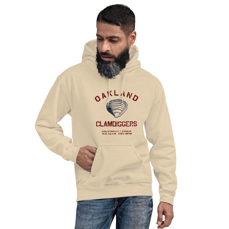 Oakland Clamdiggers Baseball Club 1902 Unisex Hoodie - Image 4