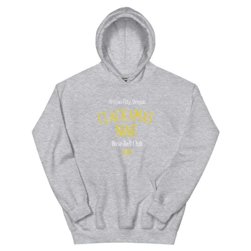 Clackamas Nine Oregon Baseball Club 1866 Unisex Hoodie - Image 16