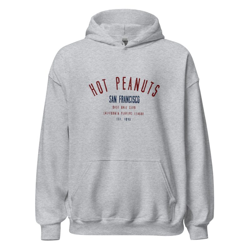 Hot Peanuts San Francisco Baseball Club 1849 Unisex Hoodie