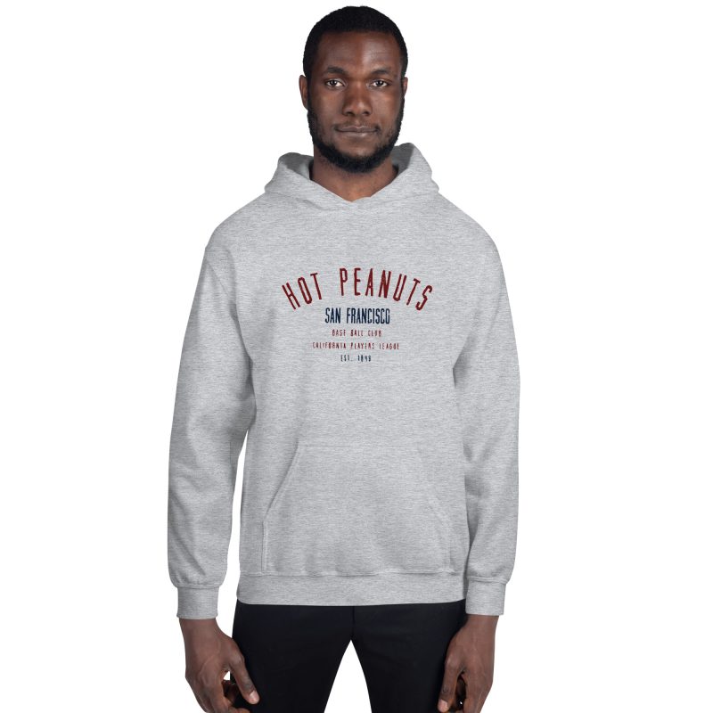 Hot Peanuts San Francisco Baseball Club 1849 Unisex Hoodie - Image 2