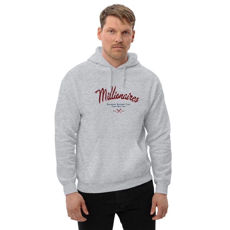 Pasadena Millionaires Baseball Club 1913 Unisex Hoodie - Image 3