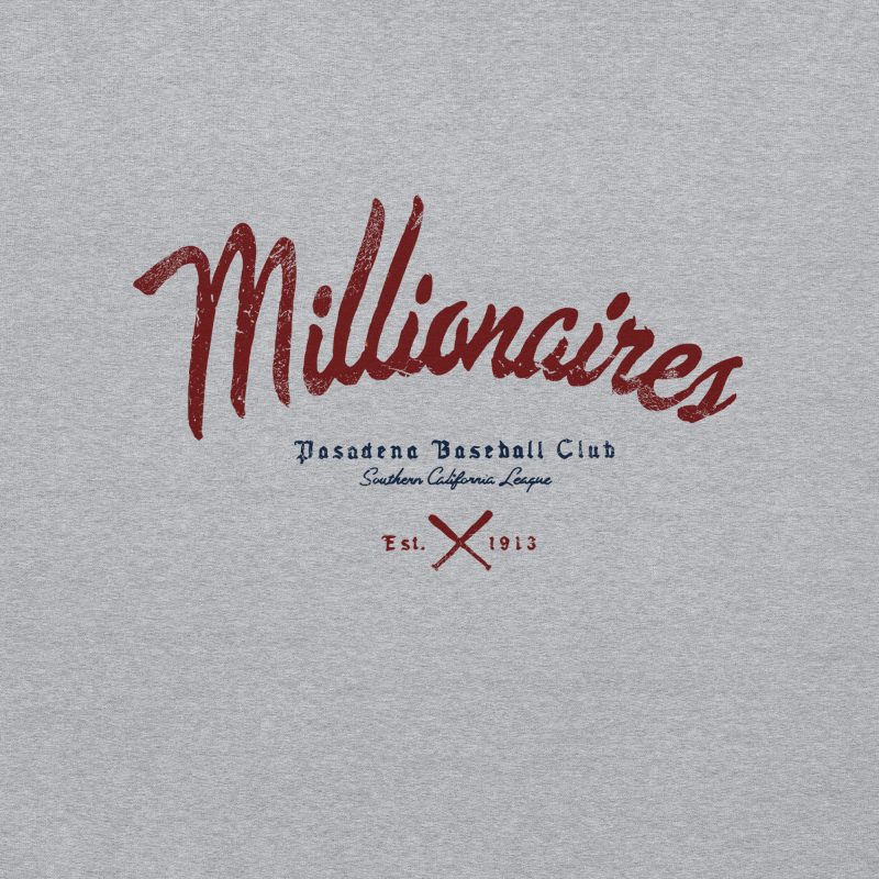 Pasadena Millionaires Baseball Club 1913 Unisex Hoodie - Image 6