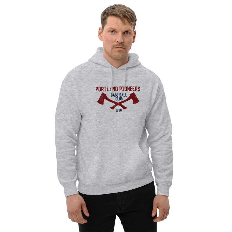 Portland Pioneers Baseball Club 1866 Unisex Hoodie - Image 2