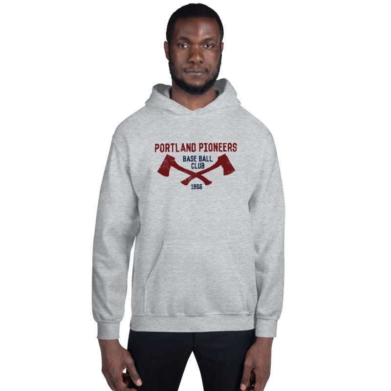 Portland Pioneers Baseball Club 1866 Unisex Hoodie - Image 4