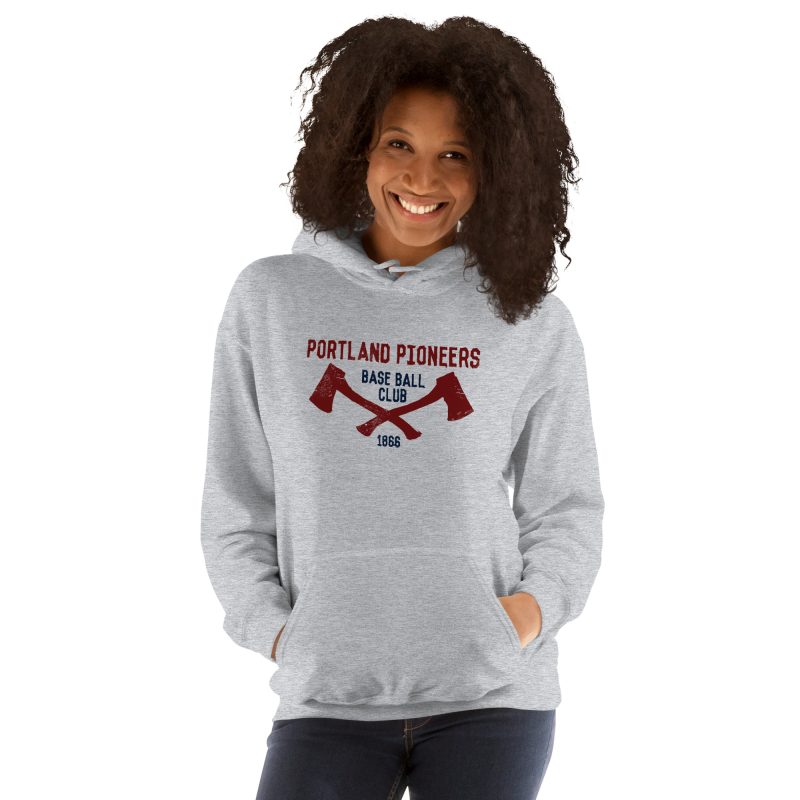 Portland Pioneers Baseball Club 1866 Unisex Hoodie - Image 5