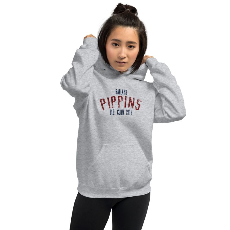 Ballard Pippins Baseball Club 1914 Unisex Hoodie - Image 2