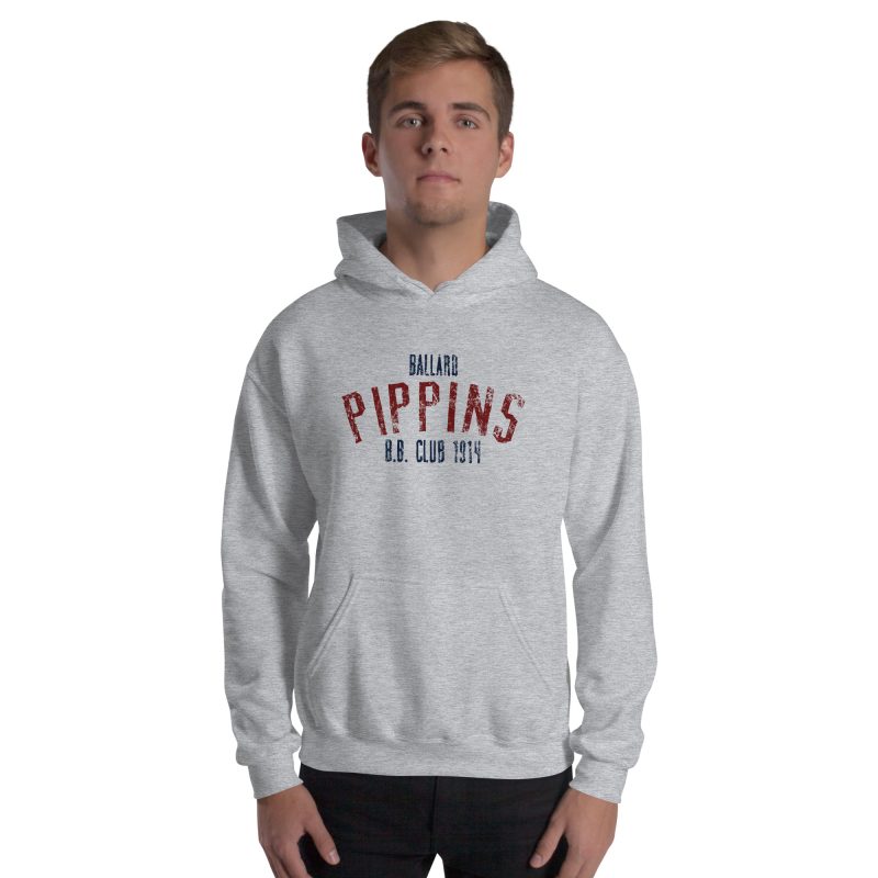 Ballard Pippins Baseball Club 1914 Unisex Hoodie - Image 3
