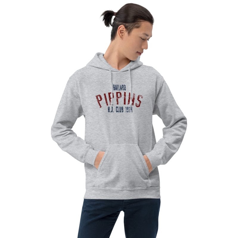 Ballard Pippins Baseball Club 1914 Unisex Hoodie - Image 4