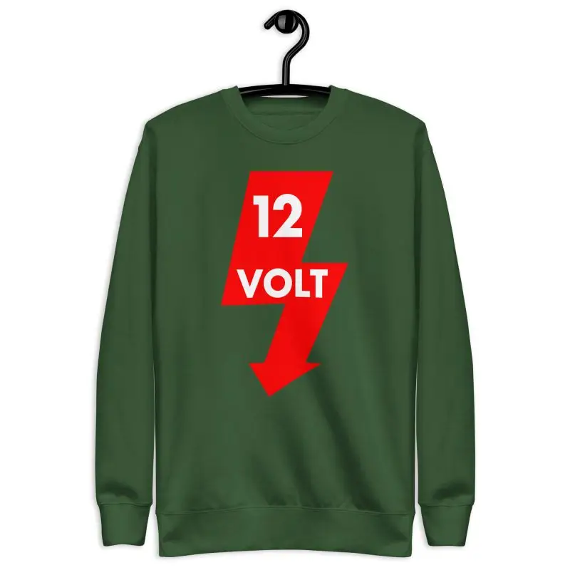 12 Volt Unisex Premium Sweatshirt - Image 5