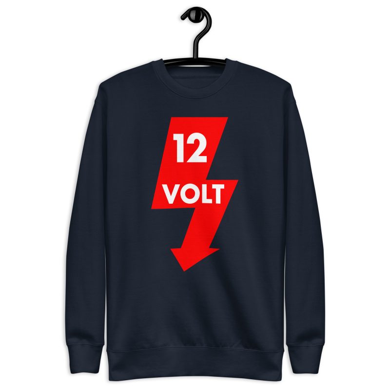 12 Volt Unisex Premium Sweatshirt - Image 3